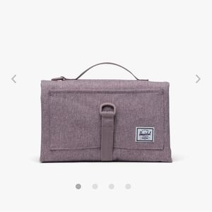 Herschel Sprout Change Mat pink nwt quail crosshatch